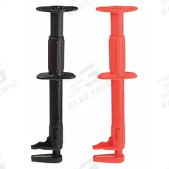 APPROVED VENDOR Test Probe: CAT III 600V, Test Clip, 6 in Lg, Copper, Black/Red, 600 V Max Volt (MPN 4WRD4). Key specifications — Color: Black/Red; Brand: APPROVED VENDOR.