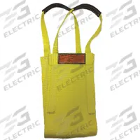 STREN-FLEX Web Sling: Type 9, Nylon, 1 Plies, 12 ft Sling Lg, 18 in Eye Lg, 1 Legs, 24 in Sling Wd (MPN LB1-924-12). Key specifications — Color: Yellow; Brand: STREN-FLEX; Sling Type: Type 9; Tag Type: Wear-Resistant Tag.