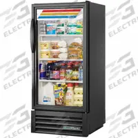 TRUE REFRIGERATION Refrigerated Merchandiser: 53 3/8 in x 24 7/8 in x 22 7/8 in, Black, Swing (MPN GDM-10-HC~TSL01). Key specifications — attr1277723: TRUE REFRIGERATION; attr1277683: R-290; attr1277688: Swing; attr1277691: Yes; attr1277694: Black; attr1280729: GDM.