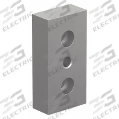 Base Plate: 15 Series, Aluminum, 1 1/2 in x 3/4 in x 3 in, Drop-In, Double, Adj (MPN 2130). Key specifications — Includes Fasteners: No; Mounting Type: Drop-In; System of Measurement: Inch; Finish: Anodized; Brand: 80/20; Material: Aluminum; Product Type: Center Tap Base Plate; Adjustable: Yes.