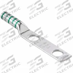 Compression Lug: For 600 kcmil, Stranded Wire, 1/2 in Stud Size, Long, Copper Barrel (MPN LCC600-12-6). Key specifications — Die Code: P94; Inspection Hole: No; For Wire Type: Stranded; For Wire Sizes: 600 kcmil; Brand: PANDUIT; Manufacturer Part Number: LCC600-12-6.