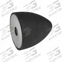 JW WINCO Vibration-Isolating Mount: Conical, Natural Rubber, Female x Non-Threaded Style (MPN 353-50-68-M10-E-40). Key specifications — Isolator Body Material: Natural Rubber.