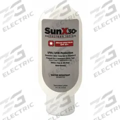 CORTEX Sunscreen: 30 SPF, Lotion, 4 oz (MPN 18-204G). Key specifications — Unitized: Bulk; Manufacturer Part Number: 18-204G; Format: Lotion; Purpose: Sunscreen; Brand: CORTEX; Formula Features: Oil Free; Unit Package Type: Bottle; Active Ingredient: Vitamin E.