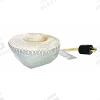 GLAS-COL Heating Mantle: 500 mL Capacity, 270 W Watt - Max, Fiberglass Cloth, 400°C Temp - Max (MPN 100A O406). Key specifications — Includes: 4 ft 2-Wire Cord and Locking Connector; Brand: GLAS-COL; Mantle Material: Fiberglass Cloth; Manufacturer Part Number: 100A O406; For Use With: 60AG04; Includes Controller: Controller Not Included; Requires Controller: Controller Required.