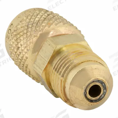 YELLOW JACKET Quick Coupler: 8 1/4 in Lg, 180° Angle - Manifold Hose Adapters, Couplers & Unions
