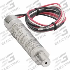 Pressure Transmitter, 5,000 psi (MPN E2FA5NM0242CFX03F5000#). Key specifications — Process Connection Type: NPT; Intrinsically Safe: Not Specified Intrinsically Safe; Housing Material: Stainless Steel; IP Rating: IP66; Electrical Connection: 1/2 in NPT Conduit with Cable; Series: E2F; NEMA Rating: 4X; Output: 4 to 20mA.