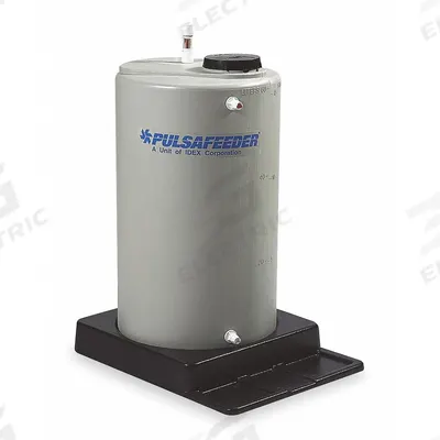 PULSAFEEDER Chemical Tank: 15 gal, Polyethylene Tank, Vertical - Feed Tanks for Chemical Metering Pumps