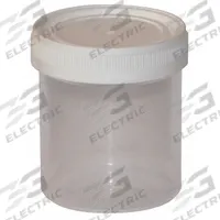 APPROVED VENDOR Laboratory Jar: Polypropylene, Polypropylene, 3 fl oz, 50 mm Body Dia, 64 mm Ht (MPN 6530-00-NIB-0121). Key specifications — Brand: APPROVED VENDOR; Clarity: Clear; Closure Included: Yes; Pre-Cleaned: None.