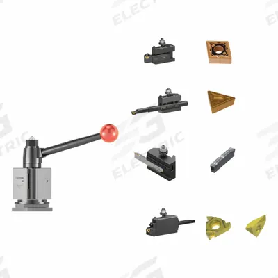DORIAN Tool Post and Holder Set: QITP25N - Turning, Facing & Boring Tool Post & Tool Post Holder Sets