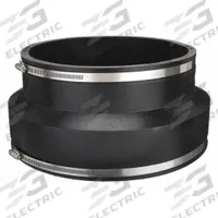 FERNCO Flexible Pipe Straight: PVC, For 10 in_12 in Pipe, Copper/Iron/PVC/Steel, 6 1/2 in Overall Lg (MPN 1056-1210). Key specifications — attr1286800: Above Ground; attr1281541: Copper; attr1253455: FERNCO; attr1253479: Stainless Steel; attr1253488: PVC; attr1253449: 12 in x 10 in.