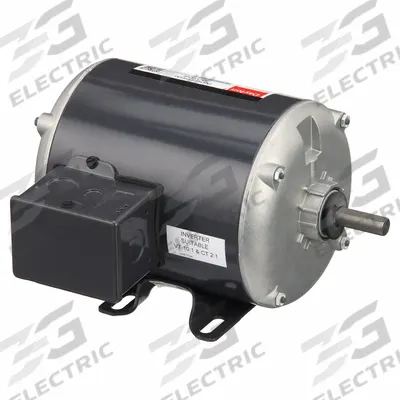 Dayton General Purpose Motor: Rigid Base Mount, Totally Enclosed Fan Cooled, 1/3 hp - Rigid Base 3-Phase General Purpose AC Motors