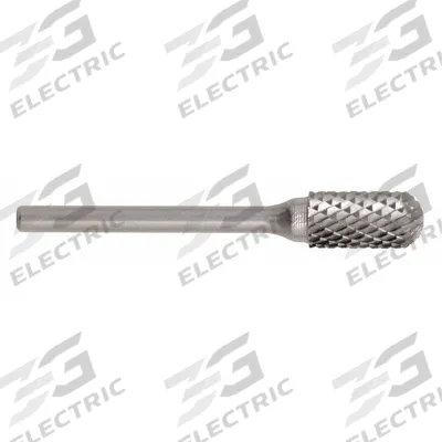 CLE-LINE Carbide Bur: Ball-Nosed Cylinder, SC-3, Double Cut - Double-Cut Ball-Nosed Cylinder Burs