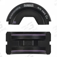 DEWALT Die Set: For DCE310, U-Die, 4/0 AWG Copper U-Die (MPN DCE310040CU). Key specifications — attr534228: U-Die; attr534229: DCE310; attr551983: Die Set; attr551985: 4/0 AWG Copper U-Die.