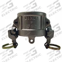 Dust Cap: 6 in Coupling Size, 75 psi Max. Working Pressure @ 70 F, 3 3/4 in Overall Lg, Nitrile (MPN RH600EZ). Key specifications — Gasket Material: Nitrile; Includes Locking Arm: Yes; Body Material: 316 Stainless Steel; Brand: DIXON VALVE & COUPLING.