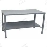 JAMCO Workbench: Fixed Ht, Steel, 96 in x 36 in, 3,000 lb Overall Load Capacity, Gray (MPN UA496GP). Key specifications — Brand: JAMCO.