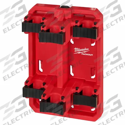 MILWAUKEE PACKOUT Tool Rack: 9 3/8 in W x 14 in H x 14 in L, Polymer - PACKOUT Tool Racks, Shelves & Holders