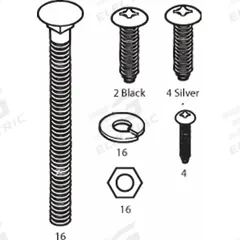 RUBBERMAID COMMERCIAL PRODUCTS Carts Caster Installation Kit: Fits Rubbermaid Commercial Brand (MPN FG4532L70000). Key specifications — For Use With Mfr. Model Number: FG451200BLA; Fits Brand: Rubbermaid Commercial; Product Type: Carts Caster Installation Kit; Brand: RUBBERMAID COMMERCIAL PRODUCTS.