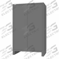 DURHAM MFG Storage Cabinet: 48 1/4 in x 30 1/4 in x 78 in, Swing Handle & Padlockeable, Legs, Gray (MPN HDC-304878-4S95). Key specifications — attr62713: Recessed; attr62698: Gray; attr62736: Welded; attr87895: Legs; attr62693: Assembled; attr62737: Stationary; attr62694: Adjustable; attr62695: Powder Coated.