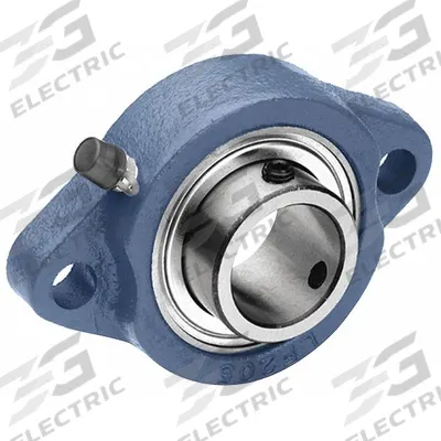 TRITAN 2 Bolt Flange Bearing: Radial Ball, 1 in Bore, Cast Iron, Set Screws - General Purpose Flange-Mount Ball Bearings