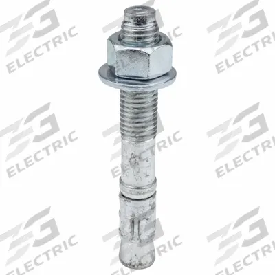 RED HEAD Wedge Anchor: 5 1/2 in Overall Lg, 3/4 in Dia, 3/4"-10 Thread Size, Steel - Steel Wedge Anchors