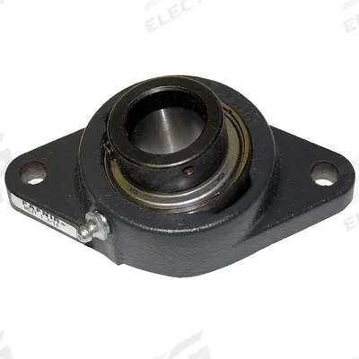 TIMKEN 2 Bolt Flange Bearing: Radial Ball, 1 1/4 in Bore, Cast Iron, Eccentric Collar - General Purpose Flange-Mount Ball Bearings