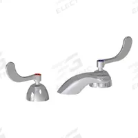 CHICAGO FAUCETS Low Arc Bathroom Faucet: 404, Cast Brass, Polished Chrome Finish, 0.5 gpm Flow Rate (MPN 404-V317E66ABCP). Key specifications — Includes: Mounting Hardware; Brand: CHICAGO FAUCETS; Series: 404.