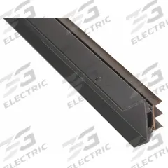 NATIONAL GUARD Door Shoe: Triple Fin Insert, Aluminum, 48 in Lg, 1 7/8 in Wd, Bronze (MPN 36ETDKB-48). Key specifications — Brand: NATIONAL GUARD.