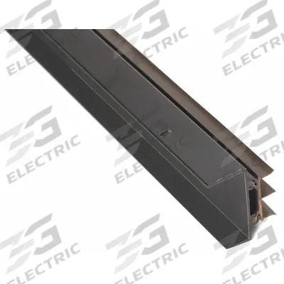 NATIONAL GUARD Door Shoe: Triple Fin Insert, Aluminum, 48 in Lg, 1 7/8 in Wd - Door Shoes