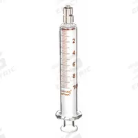 FORTUNA Reusable Glass Syringe: 10 mL Capacity - mL, Luer Lock, Borosilicate Glass, Reusable (MPN 7.140-37). Key specifications — Attachment Type: Luer Lock; Plunger Material: Borosilicate Glass; Tip Material: Borosilicate Glass; Barrel Material: Borosilicate Glass; Brand: FORTUNA; Compatible Needles: Sharp, Tri-Bevel Needles; Includes Needles: No; Replaceable Tip: No.
