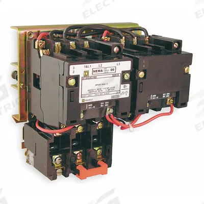 SQUARE D NEMA Magnetic Motor Starter: Reversing, 3 Poles, NEMA Size 0, 18 A - Reversing Starters with Electronic Overloads