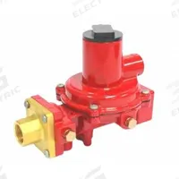FISHER LPG Pressure Regulator: Lever-Acting Gas, 1,800,000 BtuH Gas Capacity, Aluminum, NPT x NPT (MPN R222H-BGJ). Key specifications — Brand: FISHER LPG; Body Material: Aluminum.