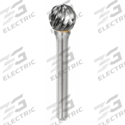 SGS PRO Carbide Bur: Ball, SD-2, Steel Cut, 5/16" Head - Steel-Cut Ball Burs