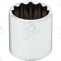 WESTWARD Socket: Metric, 3/8 in Drive Size, 22 mm Socket Size, 12-Point, Std, Chrome, Socket (MPN 53YT30). Key specifications — attr1204417: WESTWARD; attr1204392: Chrome.