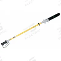 GREENLEE Hydraulic Chain Saw: 62 1/2 in Lg, 13 in, 2,000 psi, 8 gpm Max, Fiberglass Handle (MPN 43178). Key specifications — Return Port: 3/4 in - 16 SAE O-Ring; Product Type: Long Reach Chain Saw; Handle Material: Fiberglass; Pressure Port: 9/16 in - 18 SAE O-Ring; Brand: GREENLEE.