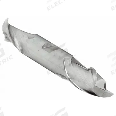 CLEVELAND Square End Mill: High Speed Steel, Double End, 2 Flute, 5/8" Mill Dia, 1-1/8" LOC - Double-End High-Speed Steel Square End Mills
