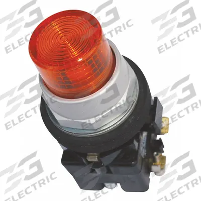 EATON Pilot Light: 30 mm Panel Mounting Size, Amber, LED - LED Pilot-Lights