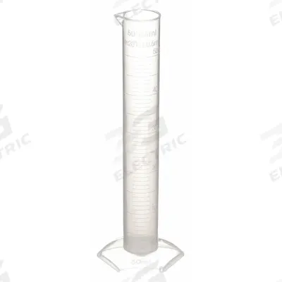 APPROVED VENDOR Graduated Cylinder: Polypropylene, 50 mL, 1.7 fl oz, To Deliver (TD) - Plastic Graduated Cylinders