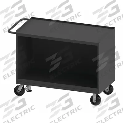 WESTWARD General Purpose Steel Mobile Workstation: 54 1/8 in x 24 1/4 in, Steel - Single Compartment Mobile Cabinet Benches