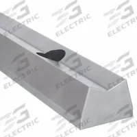 THOMSON Linear Shaft Support Rail: 1/2 in Shaft Dia, 24 in Lg, Black Oxide, Steel (MPN LSR8-PDL24). Key specifications — attr111735: THOMSON; attr111741: Black Oxide.