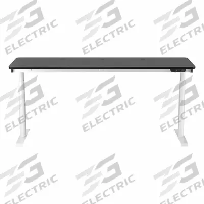 VERSADESK Electric Sit-Stand Desk: Black, Wood, 72 in Overall Wd, 24 in Overall Dp - Electric Adjustable-Height Desks