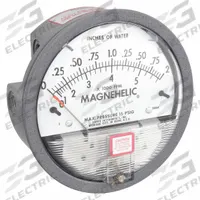 DWYER Differential Pressure Gauge: Back/Single-Side, 1/8 in NPT Female, 2000, 4 in Dial, IP67, IP67 (MPN 2002AV). Key specifications — Sensor Type: Diaphragm; Series: 2000; Housing Material: Die Cast Aluminum; Certificate of Calibration: Not Included.