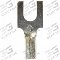 3M Fork Terminals: Bare, #6 Stud Size, 22 AWG – 18 AWG Wire Range, Block Fork, 600 V (MPN M18-6FBX). Key specifications — attr1307963: M18-6FBX; attr1307967: 3M.