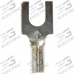 3M Fork Terminals: Bare, #6 Stud Size, 22 AWG – 18 AWG Wire Range, Block Fork, 600 V (MPN M18-6FBX). Key specifications — attr1307963: M18-6FBX; attr1307967: 3M.