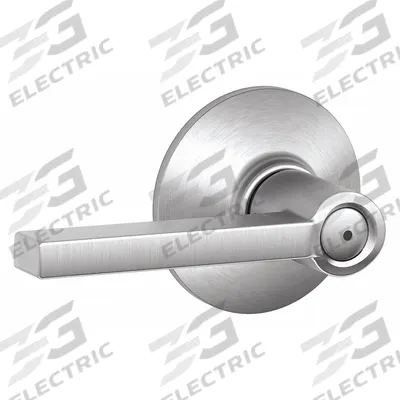 SCHLAGE Door Lockset: Privacy Lever Locksets, Chrome