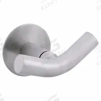 WINGITS Robe Hook: 1 5/8 in x 3 in x 2 1/2 in, Stainless Steel, Satin, Screws/Waterproof Tape (MPN WMEDRHSN). Key specifications — Brand: WINGITS; Material: Stainless Steel.