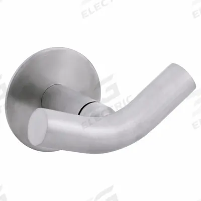 WINGITS Robe Hook: 1 5/8 in x 3 in x 2 1/2 in, Stainless Steel, Satin - Bathroom Hooks