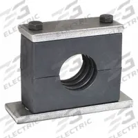 BEHRINGER PIPE SYSTEMS Vibration-Dampening Beta Clamp: Ribbed Bore, Steel Clamp, For 1 Lines (MPN SH6175-PP)