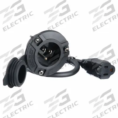 NOCO AC Port: Top, 16 in Cable Lg, Black - Fleet and Vehicle Maintenance