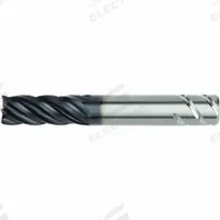 WIDIA HANITA: Carbide, AlTiN Coated, 5 Flute, 3/4" Mill Dia, 1-1/2" LOC, 0.03" Rad, 5-1/2" OAL (MPN 5VNC19017BW)