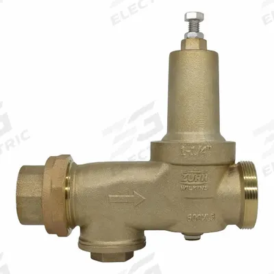 WILKINS Pressure Reducing Valve: Solder x FNPT, 1 1/4 in Pipe Size, Brass - Standard Capacity Water Pressure Regulators